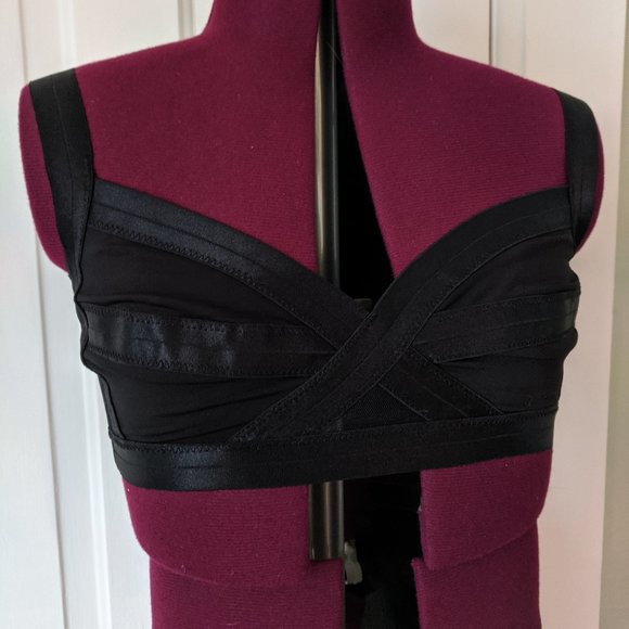 H&M Black Sexy Bikini Swimsuit. Small 6/8 Goth - Picture 2 of 4